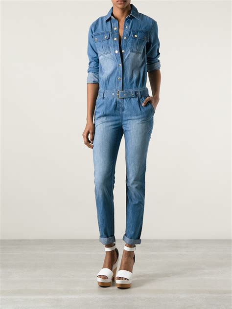 michael kors petite jeans|michael kors jean jumpsuit.